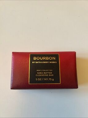 NEW NWT Bath & Body Works Bourbon Shea Butter Cleansing Bar 5 oz